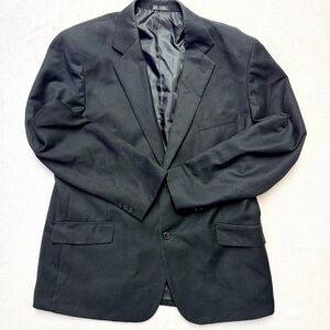 j.ferrar Men's Black Single-Breasted Sport Coat